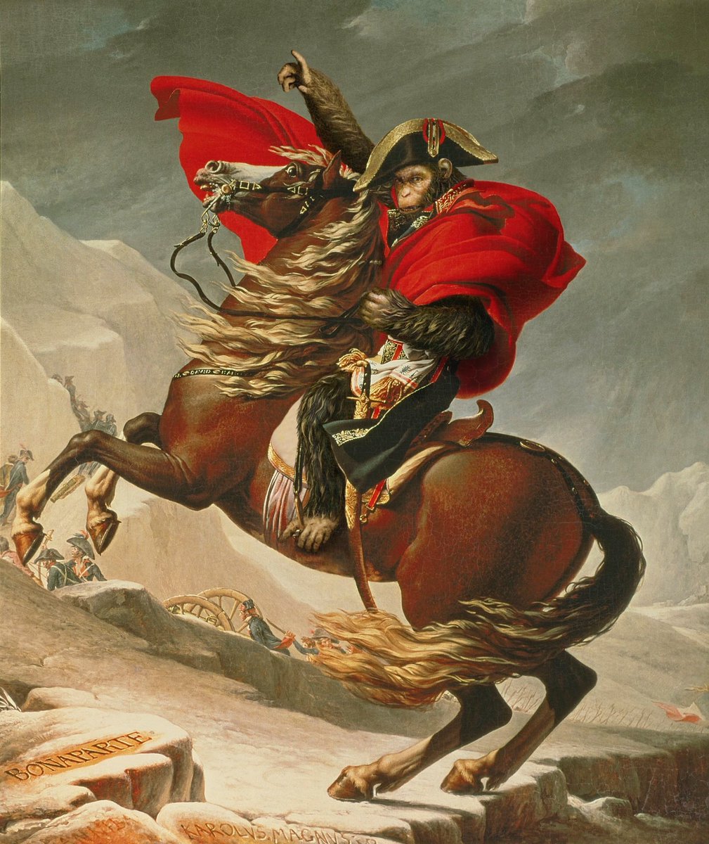 ベルナール峠からアルプスを越えるボナパルト JapaneseClass.jp