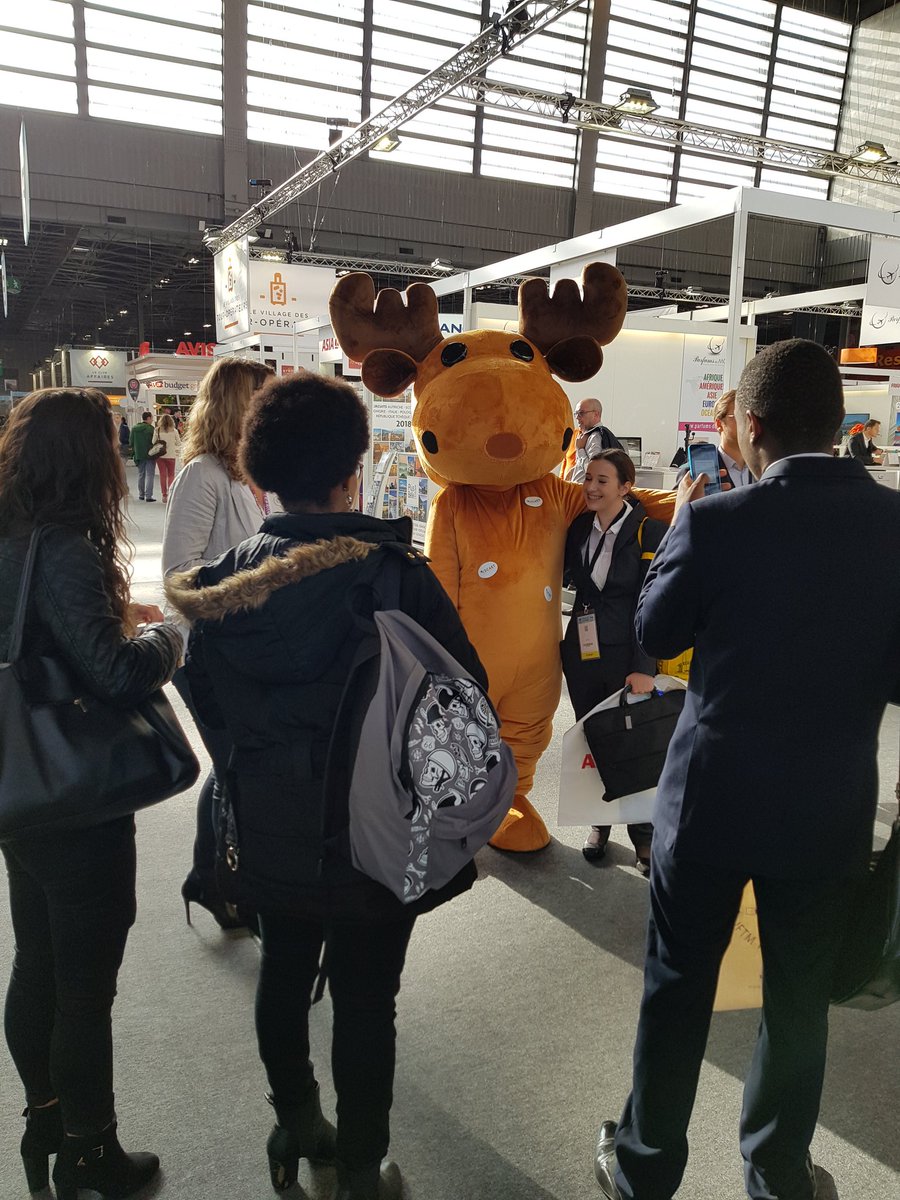 ESCAET's tweet photo. Le Caribou #Escaet fait le buzz sur le Salon IFTM ! @iftmmap https://t.co/tikGeWawSs