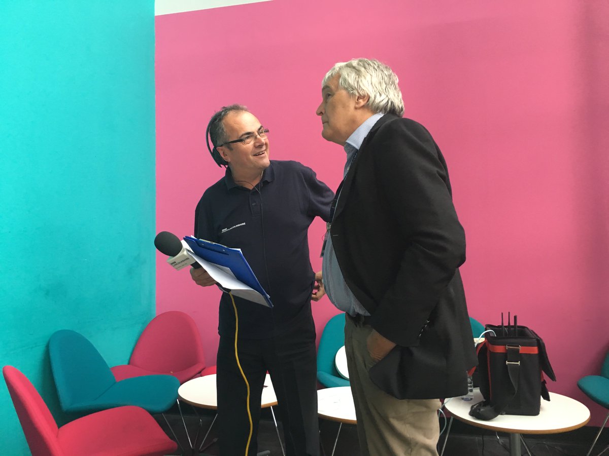 LightsExpo's tweet photo. Prof Nigel Allison about to talk to @melvynprior @BBCRadioLincs about Proton Therapy as part of LiGHTS @unilincoln today. 50+ free events! https://t.co/UF4q6ueRDE