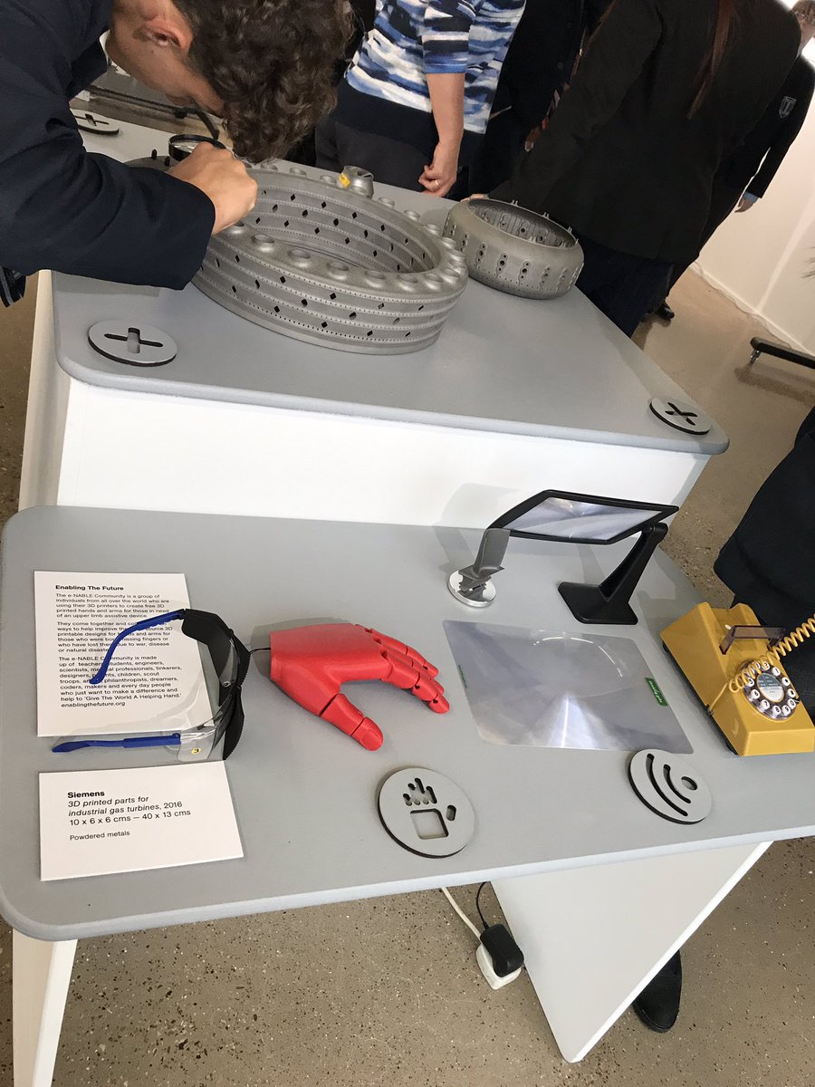 UoLPRsociety's tweet photo. Only some of the objects created using 3D printing for @LightsExpo today #lightsexpo https://t.co/qMlLfKzn89