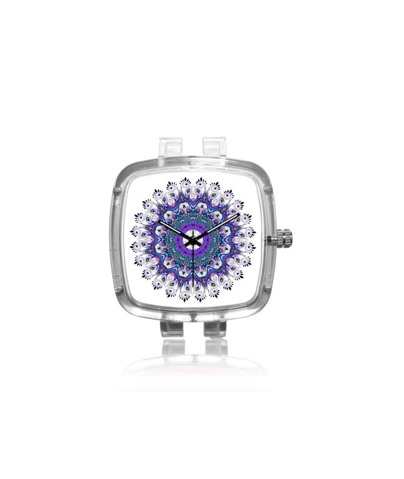 RaveKitUk's tweet photo. Purple Feather mandala design watch face, just pick a strap in your favourite colour and you're good to go! https://t.co/kad2XEw1N8 https://t.co/4bXgKQuGU6