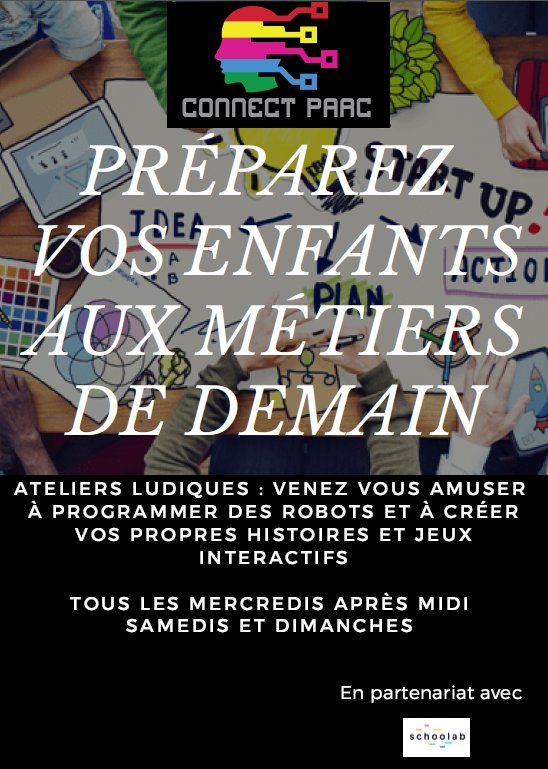 ConnectParc's tweet image. #AteliersDecouverte samedi 7 et dimanche 8 octobre #KidsCoding #AteliersLudiques #Créativité #Pitch #JeuxInteractifs #ProgrammationRobots