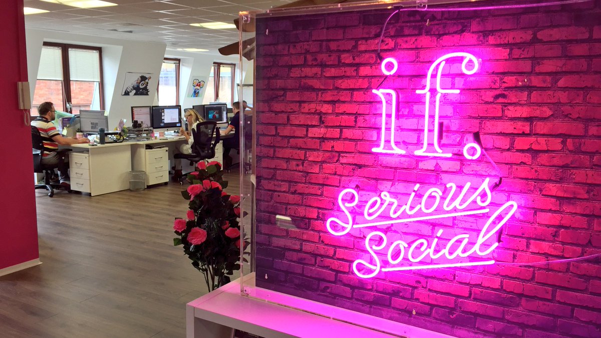 jim_millen's tweet photo. Great to visit @iftweeter new offices today - looking good. 👍🏼 #SeriousAboutSocial https://t.co/AMtTHQ8dIw