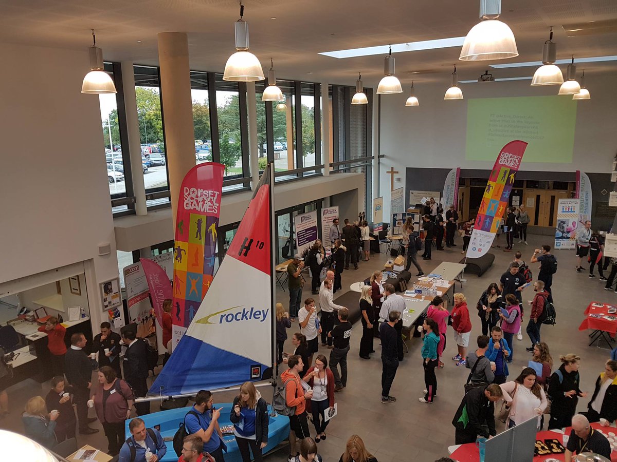 Rockley1's tweet image. Fantastic turnout at @QESDorset for @Active_Dorset #schoolsportsconference2017 #inspiringactivefutures #behaviourchanges #activelifestyles