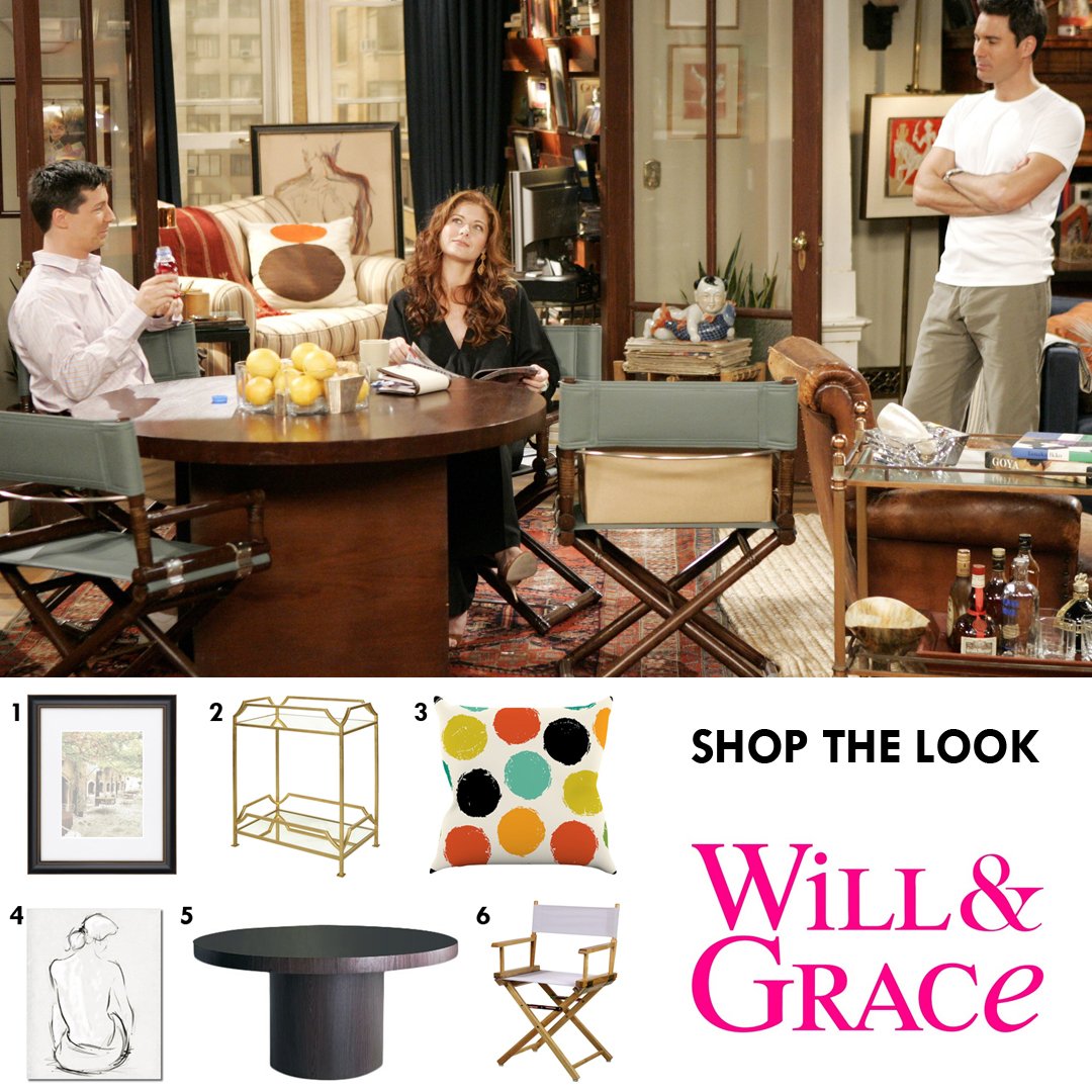 SeenOnSet's tweet photo. With the return of #WillandGrace shop the look of their iconic #NewYork apartment
#WillTruman #GraceAdler #Interiors
https://t.co/nl5hYKOVTr https://t.co/Nnht4L9eBY