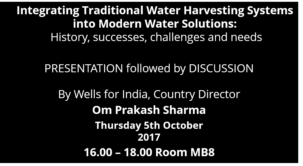 GeogNorthampton's tweet photo. Guest lecture by @omshrarma @wellsforindia - 5th Oct, 16.00, Avenue Campus @UniNorthants #geo2006 #geo1010 #geography #water https://t.co/qX7kWC0mCy