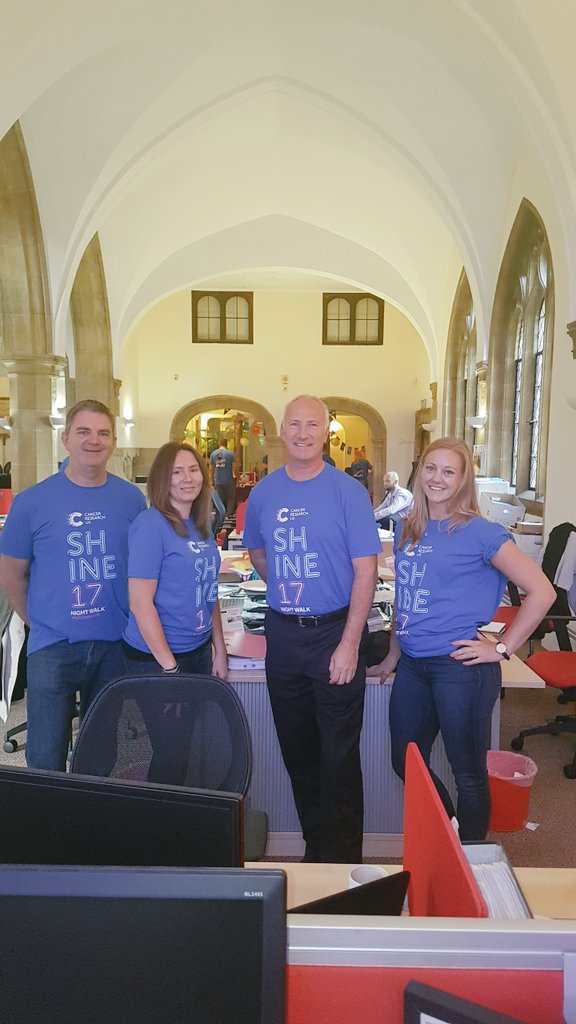 Our cancer ninjas doing their bit to raise money for <a href="/CR_UK/">Cancer Research UK</a>
