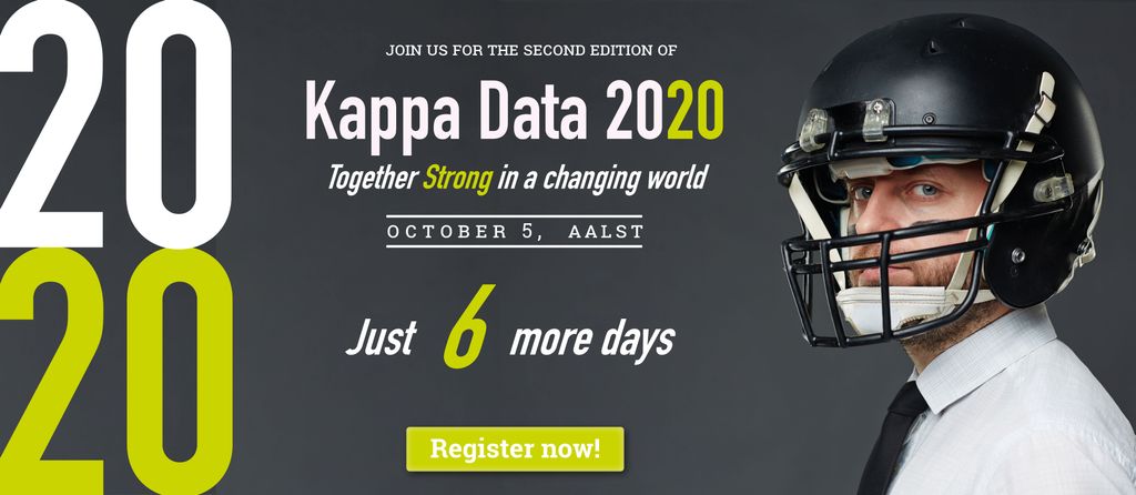 KappaDataNL's tweet photo. Just 6 days left untill we lift the curtains for #KappaData2020! Hope to meet you soon! REGISTER: https://t.co/vzIQVdSxLL https://t.co/w7oRma66jx