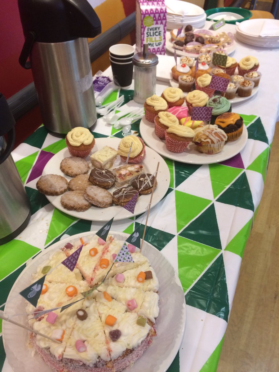 Nuala_Bmena's tweet photo. Coffee morning well on its way 😁#CoffeeMorning #MacmillanCoffee #coffeeday #buns #sainsburysballymena https://t.co/ko9LRBaZr5