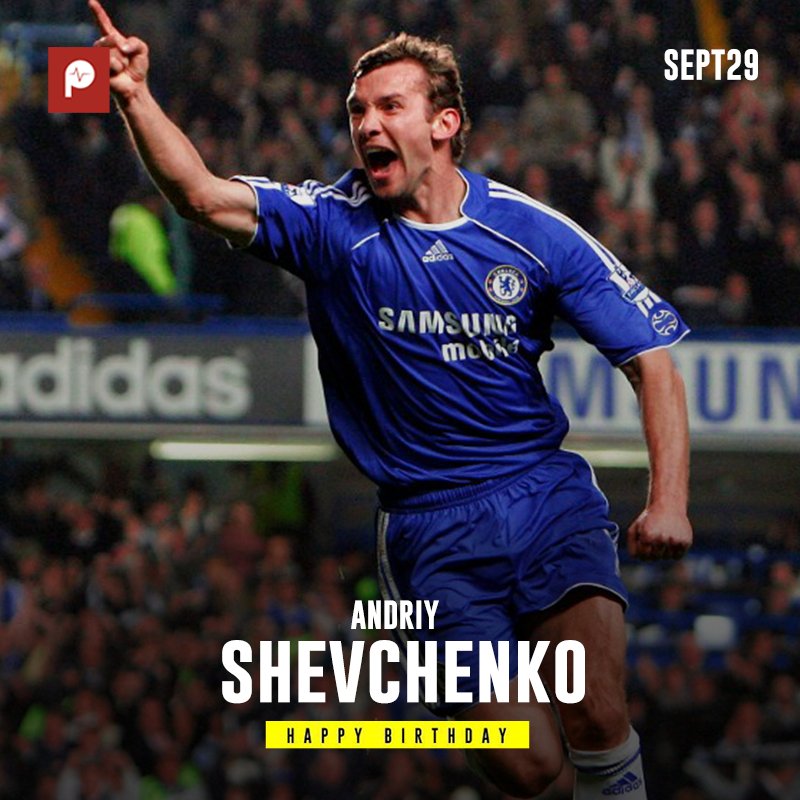 Happy 41st birthday to Andriy Shevchenko. 

2004 Ballon d\Or winner. 