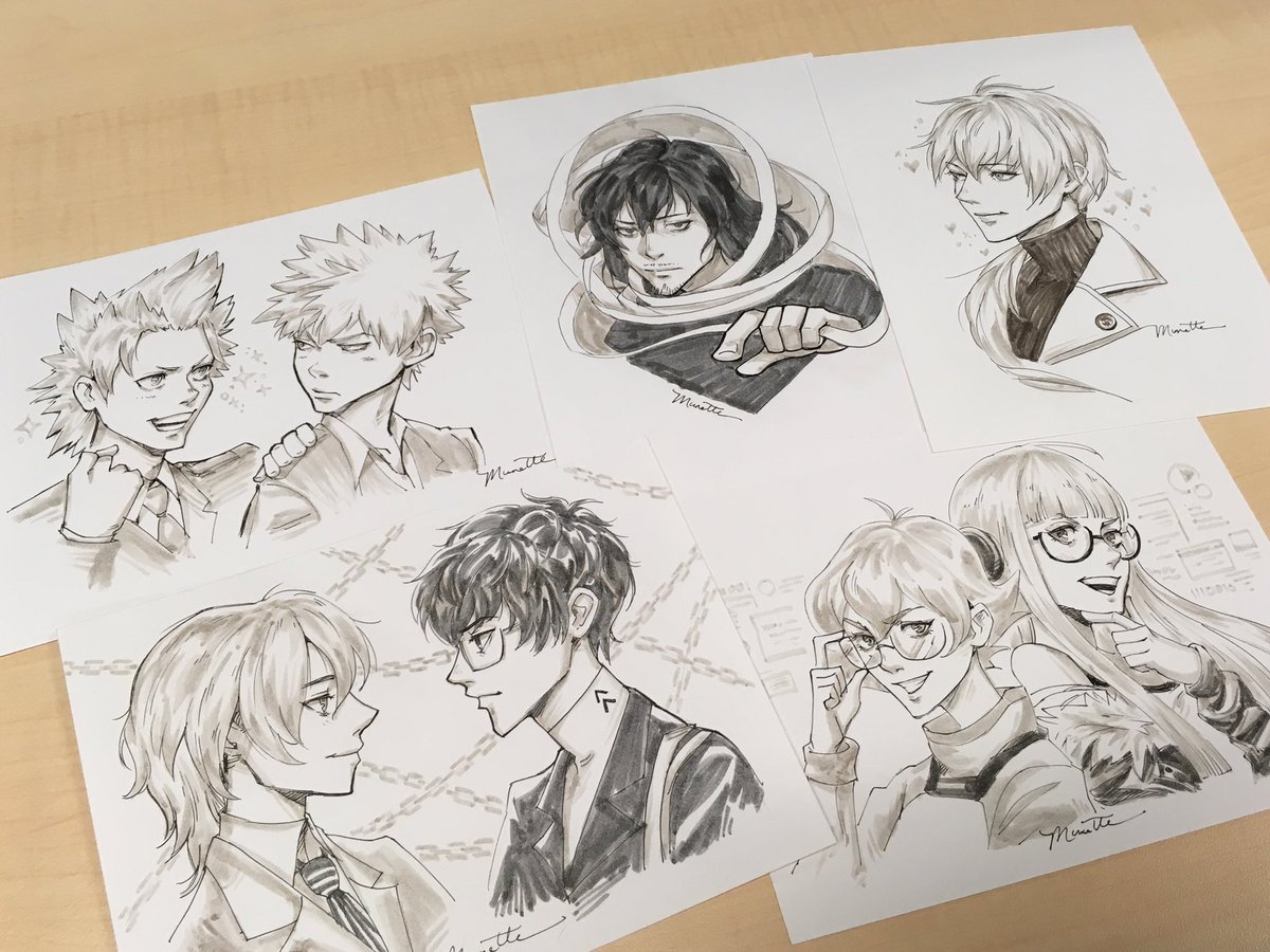 Smol original sketches up for sale in Cosmania!! ✨✨ thinking of adding a few more but I'm running out of ideas/time 😭 