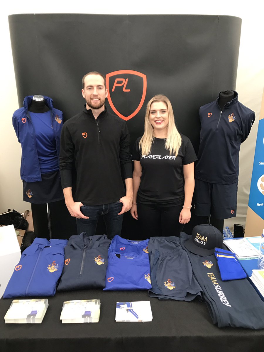 We're here at the Freshers Fair! Come and find us in the Marquee next to Team Surrey #blueandgold #belong