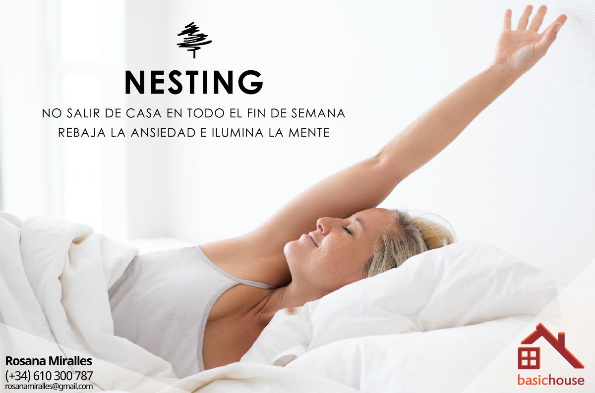 rosanamiralles's tweet image. #Nesting es el arte de vivir el momento, gozar del espacio que nos rodea y de los seres que habitan en él 😍@BasicHouseInmo #BuenFinde