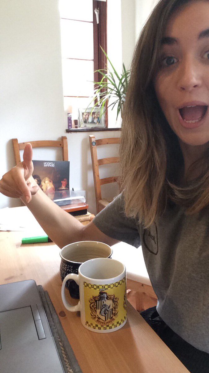 HelenHancock30's tweet photo. #WorldsBiggestCoffeeMorning means having two brews on the go at once 💪🏼#macmillan #wbcm #wfhcm https://t.co/jjEjbrU5Py