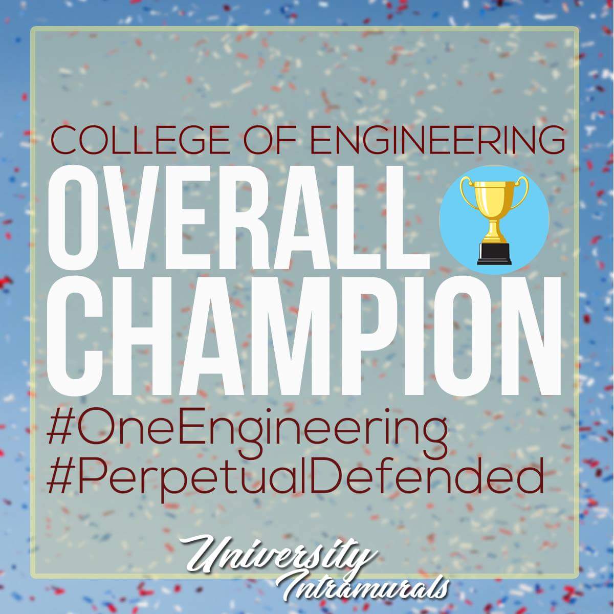 ThePUPCESC's tweet image. Overall champ of UI is College of Engg. Atin ang Pureza, atin ang PUP! Kampay mga inhinyero at inhinyera! #OneEngineering #PerpetualDefended