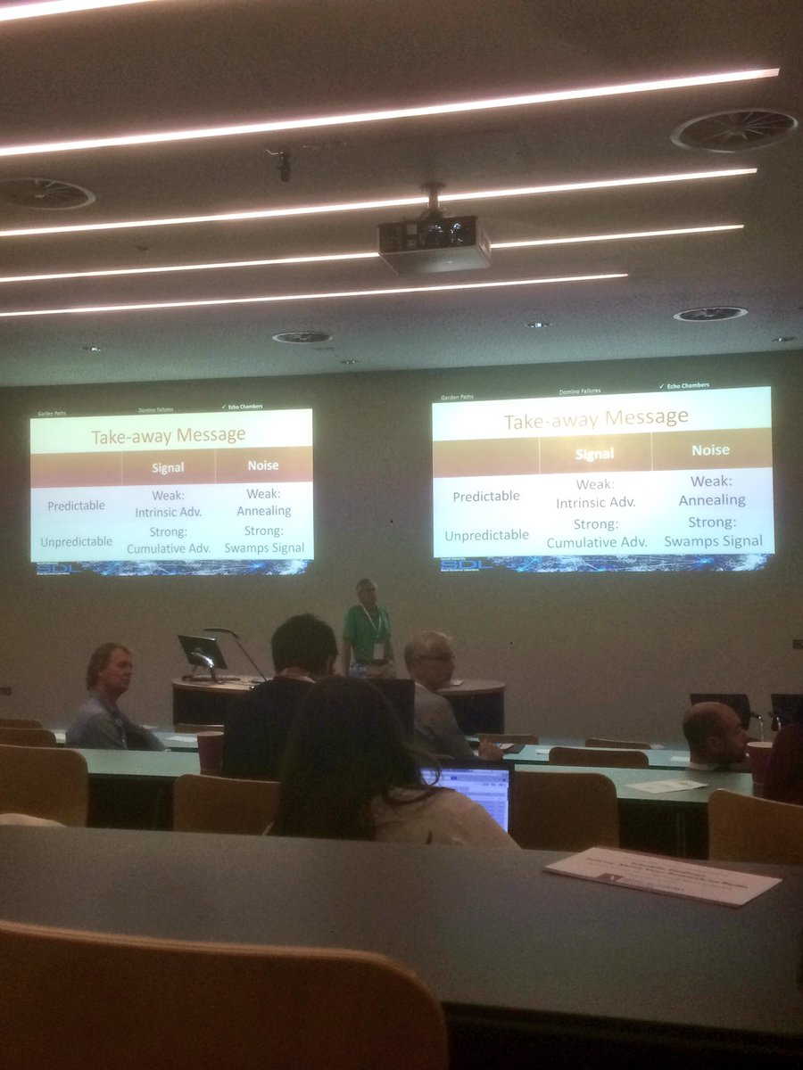futurict2's tweet photo. Michael Macy at #SSC2017 "Instead of #overfitting your data you should test it on a different population." https://t.co/fr2B0IFJyU