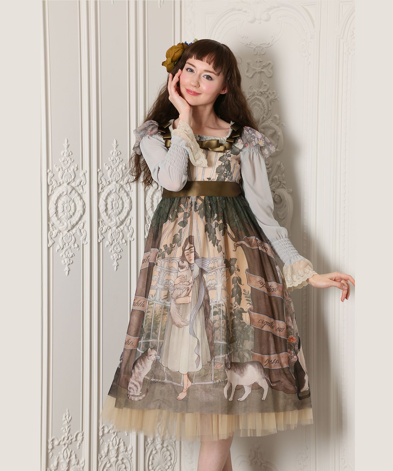 ট ইট র Juliette Et Justine 本日発売 9 29 金 時から受付開始 コールスフェリク 詳しくは T Co Tgkesomg6o おとぎ話の森に棲む 球体関節人形のドレス イラストレーターnaffyさんイラストをプリント Julietteetjustine ワンピース Dress