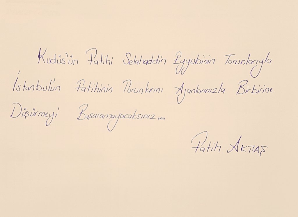 Fatih AKTAŞ (@fatihaktastr) on Twitter photo 