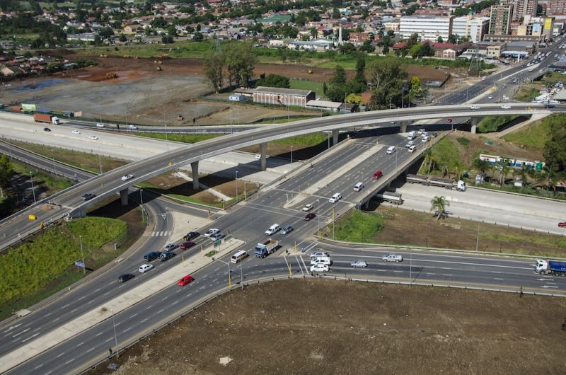 The Dr. Chota Motala Interchange in Pietermaritzburg.