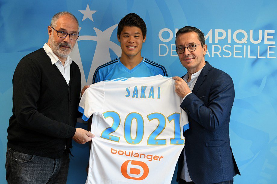 Maillot Domicile OM Hiroki SAKAI Maillot Domicile OM Hiroki SAKAI
