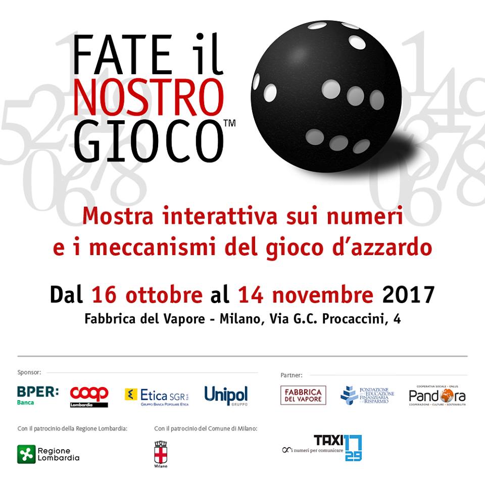 Nel gioco d'azzardo il banco vince sempre.  È matematico. Volete le prove? #FateIlNostroGioco", mostra interattiva: bit.ly/2eEmd4h