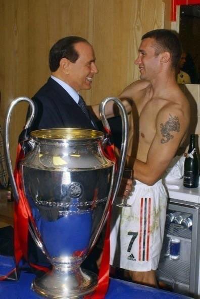 Happy birthday to former Milan president Silvio Berlusconi (81) and our legendary striker Andriy Shevchenko (41)   