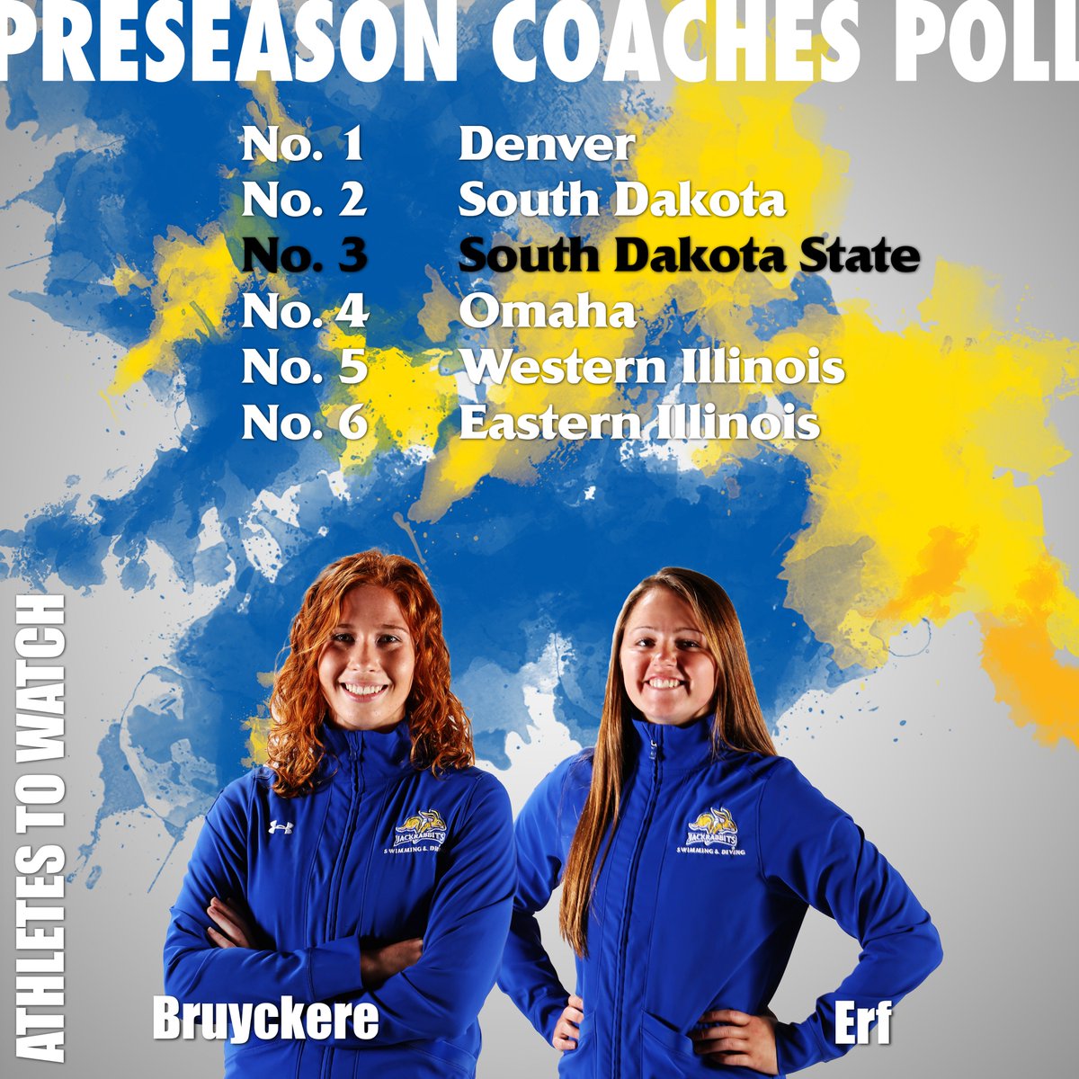 The preseason polls are here! The men are ranked 2nd &amp; the women 3rd!
Men's:bit.ly/2fwNiqK
Women's: bit.ly/2xQxLfH
