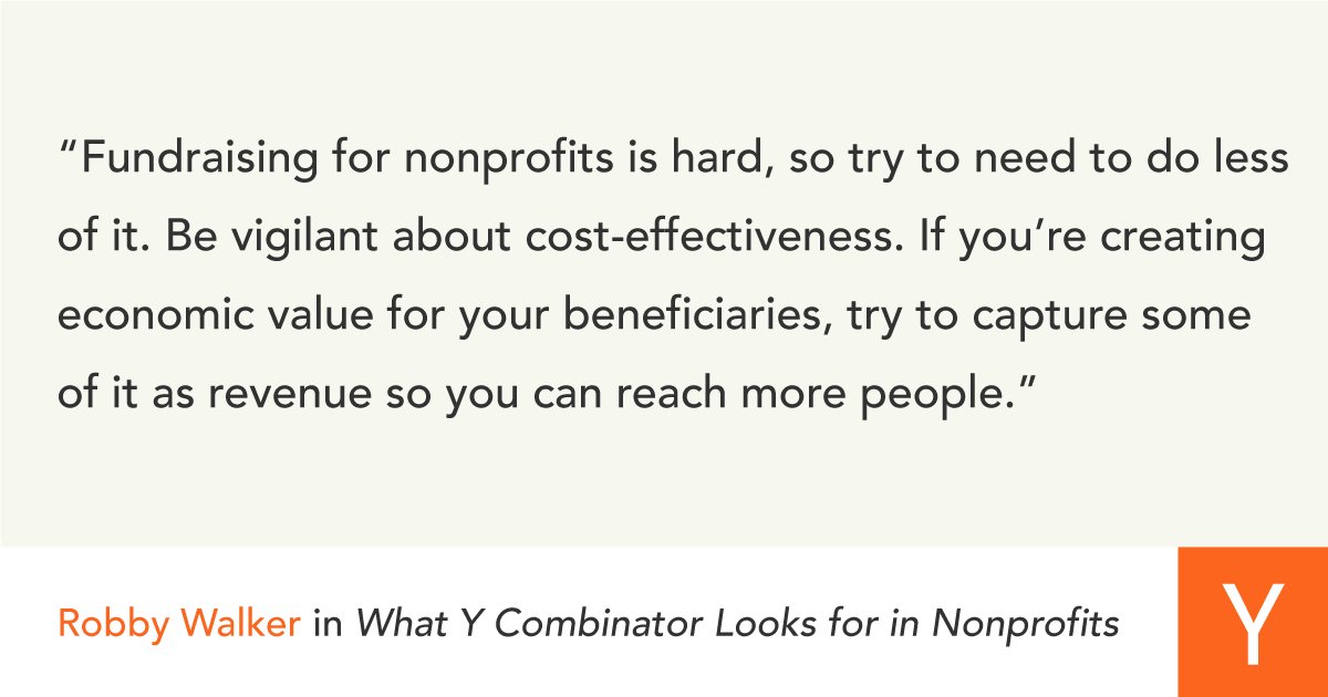 What Y Combinator Looks for in Nonprofits - <a href="/rwalker/">Robby Walker</a> blog.ycombinator.com/what-y-combina…