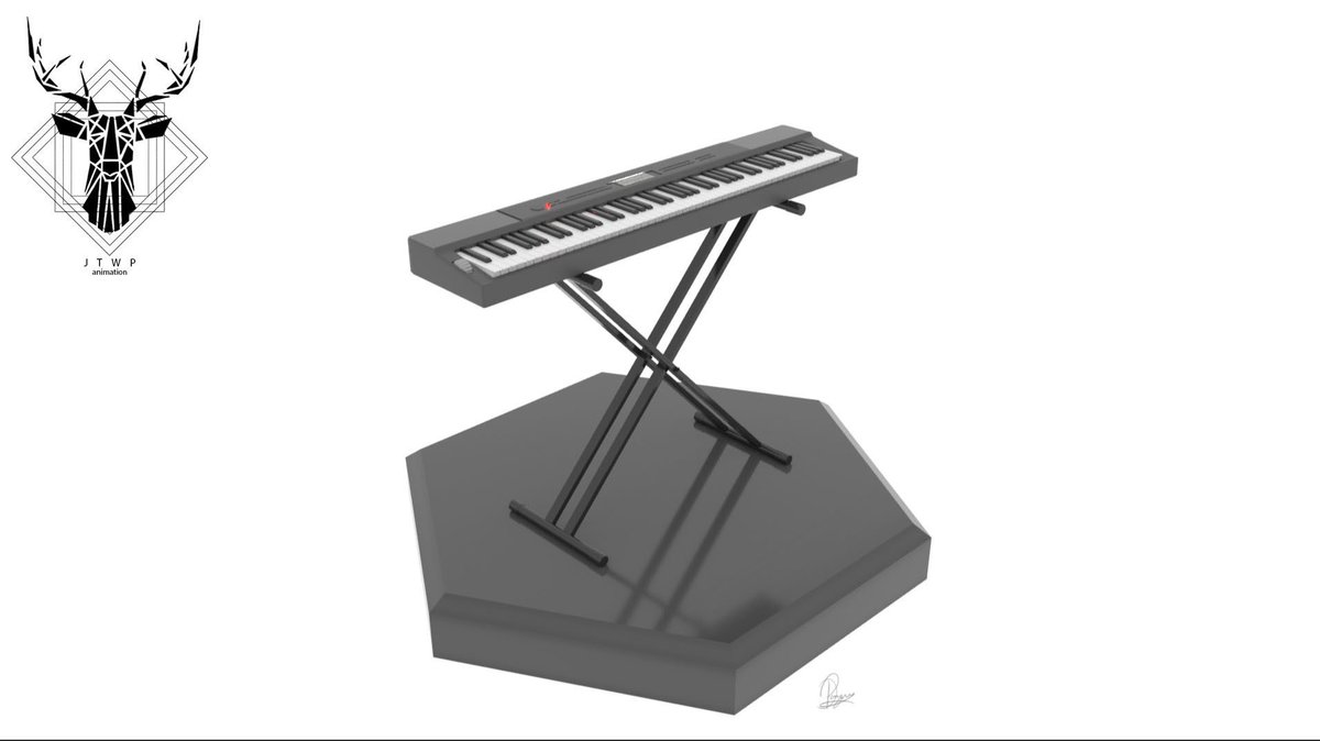 joshuapayneart's tweet image. Modelling, Textured and Rendered this Casio keyboard #3danimation #modelling #casiokeyboard