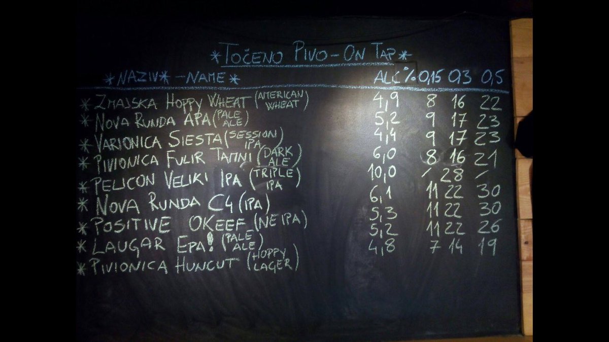 PositiveBrewery's tweet photo. Dva nova mjesta gdje od danas možete uživati u našem O'Keef NE IPA:
@Hop_In_Bar - Dubravkin trg 3 & #PinUpBar - Preradovićeva 22 https://t.co/F6VW4uOKUd
