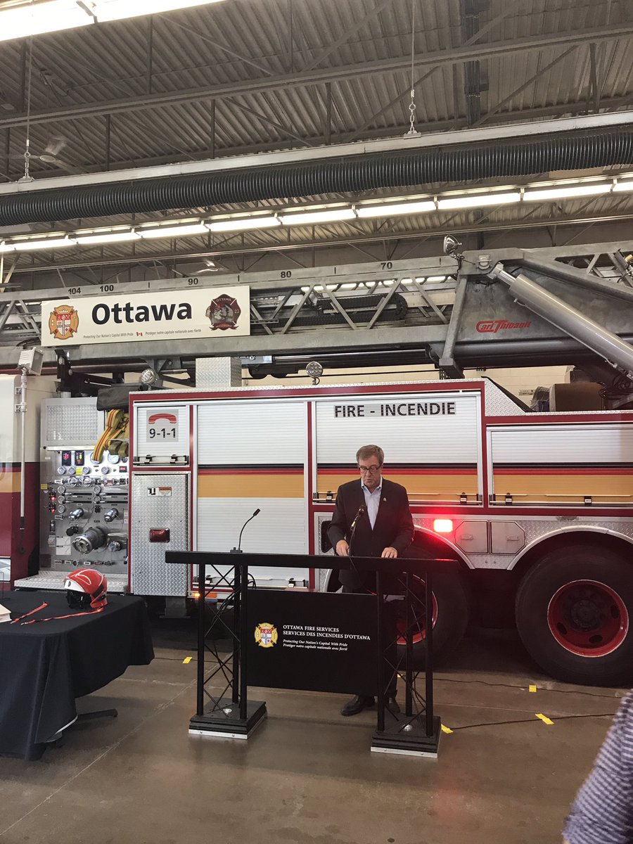 JimWatsonOttawa's tweet photo. Proud of the City and @OttFire for leading the way in developing a new curriculum that will be used by firefighters around the world! https://t.co/FSliIjWxzq
