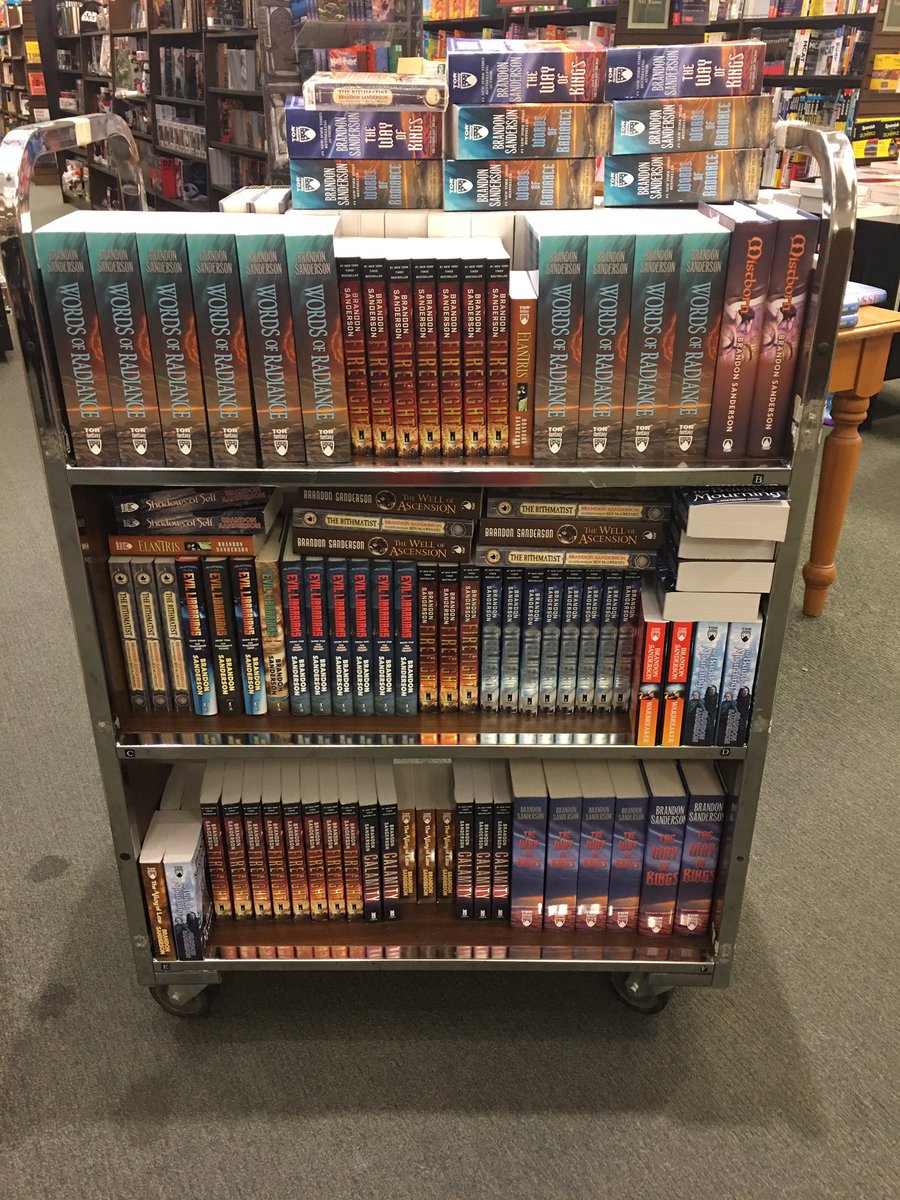 Brandon Sanderson On Twitter I Singed A Bunch Of Books At The