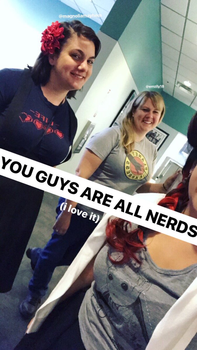 teenytal's tweet photo. Nerd shirt day @ work! #groot #spock #planetexpress #lifemeter https://t.co/QjcmOXz4RT