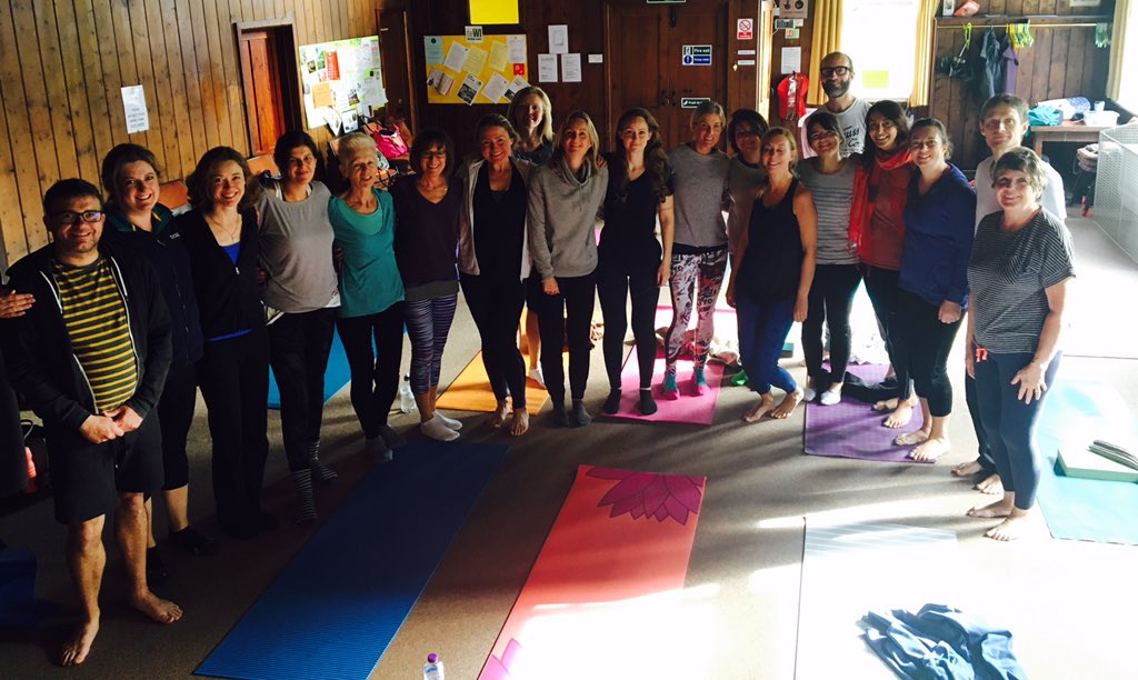 Charity yoga class in aid of <a href="/macmillancancer/">Macmillan Cancer Support</a> - this beautiful lot helped raise £230 heartfelt thanks 🙏🏻 #macmillancoffeemorning #Hersham