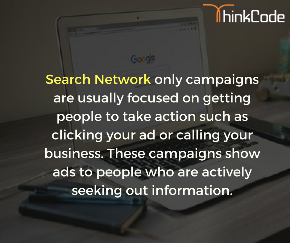thinkcode_india's tweet photo. #SearchNetwork campaigns are focused on people to take action
#GoogleAds #AdsCampaign #DigitalMarketing #ThinkCode https://t.co/KHj7EiR2Uv https://t.co/uT8ezALzD7