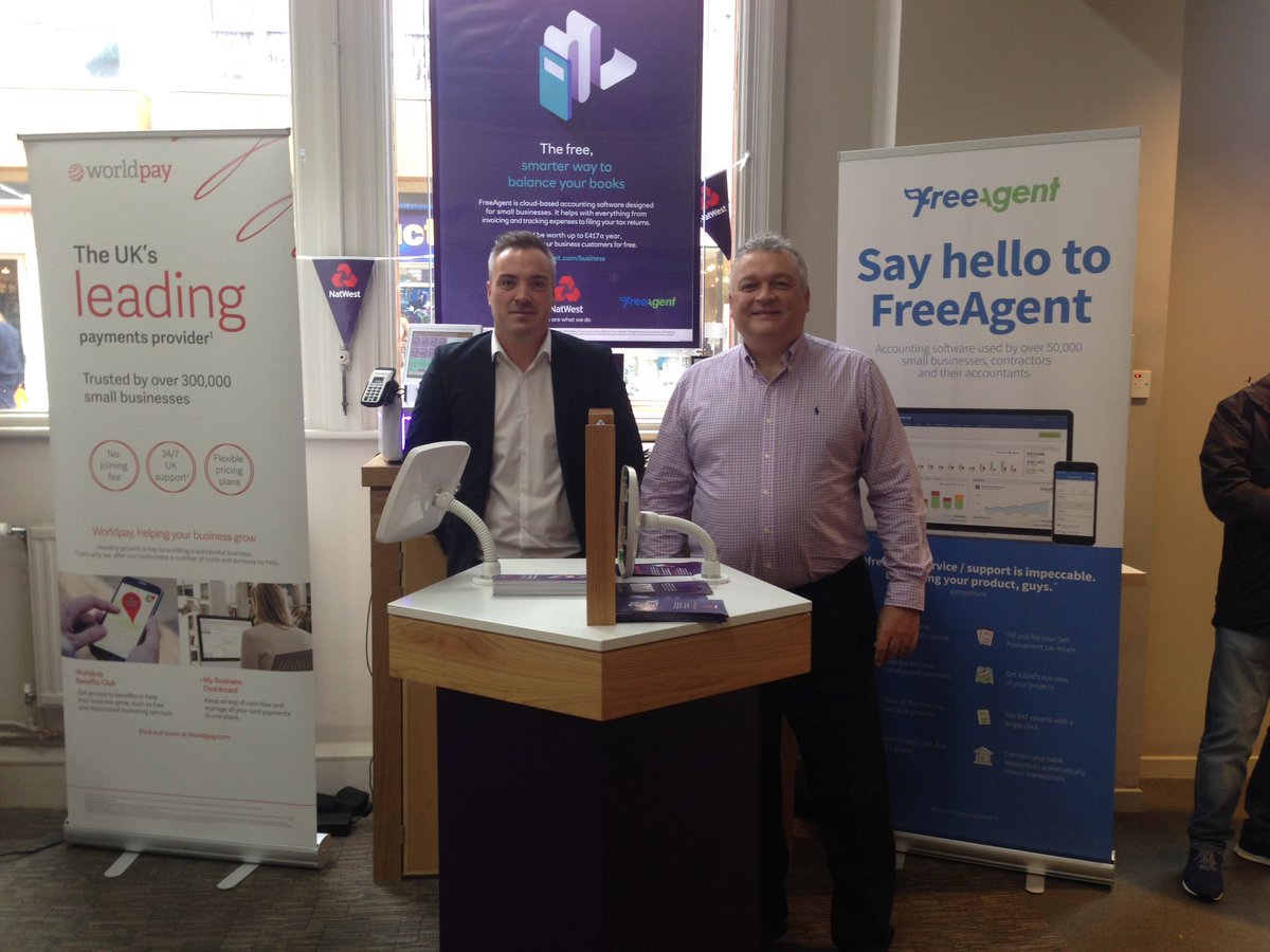 Frasermac68's tweet photo. Free Agent and Worldpay day at NatWest Scarborough branch going well.... #NatWestBoost @Brian_Daniel25 @lorrainewalke21 https://t.co/UVStanIB6d