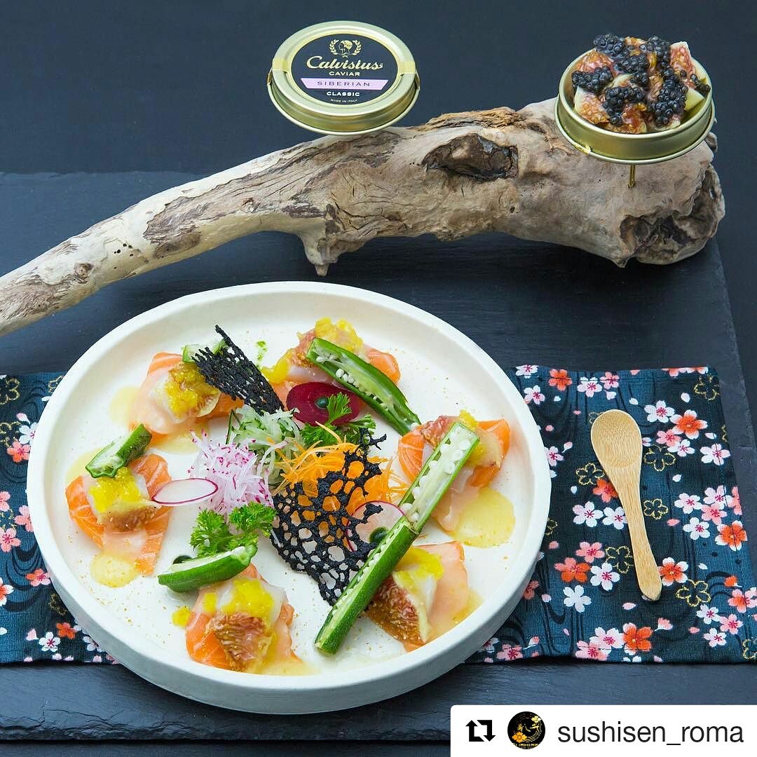 Calvisius Caviar (@calvisiuscaviar) on Twitter photo Lasciatevi stupire: #Sashimi di salmone con caviale Siberian e fichi in soia bianca. <a href="/sushsen/">monika sehgal</a> - #Calvisius #caviar Lasciatevi stupire: #Sashimi di salmone con caviale Siberian e fichi in soia bianca. <a href="/sushsen/">monika sehgal</a> - #Calvisius #caviar