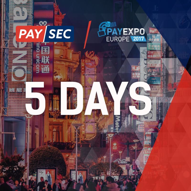 PaySecured's tweet image. #PayExpo2017: 5 days to go! See you at ExCel London. We are on stand D5 #PaySec @PayExpo