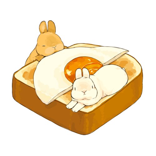 「パン 卵」のTwitter画像/イラスト(古い順)
