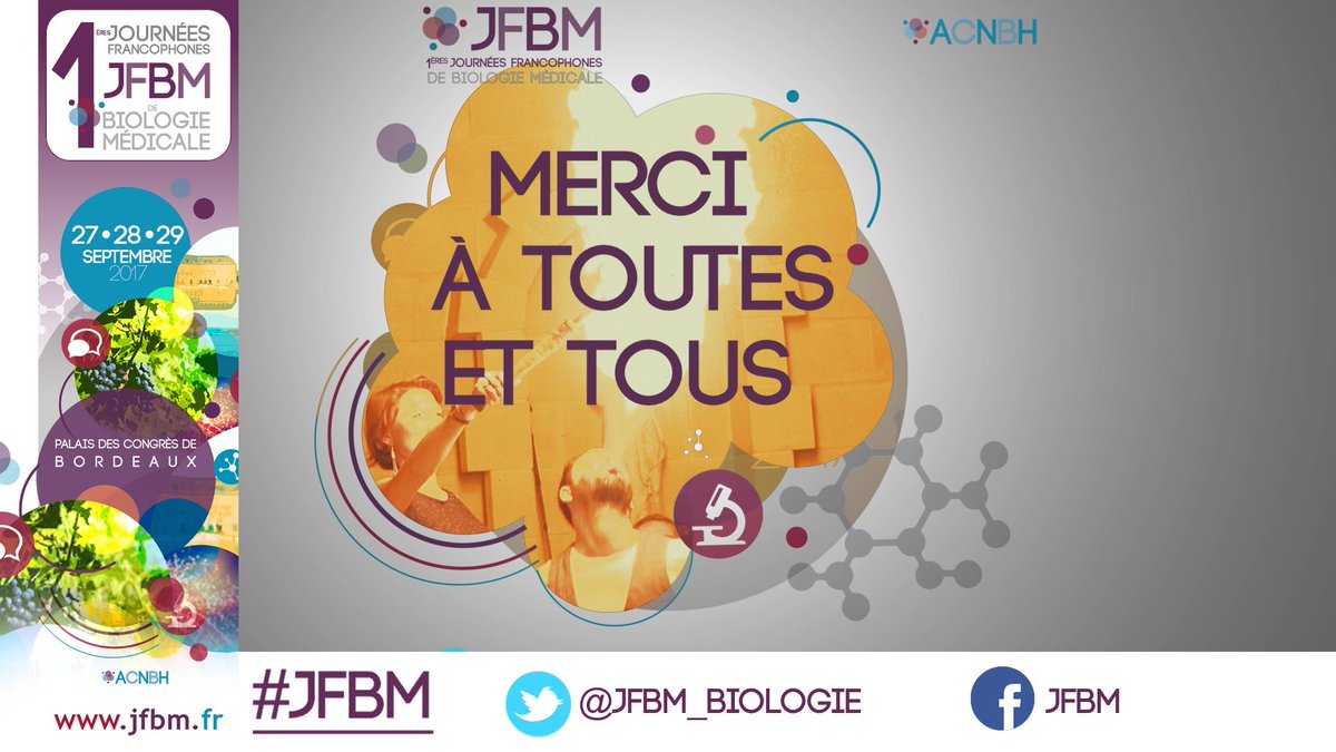 JFBM_Biologie's tweet photo. [VIDEO] Revivez les 3 jours des #JFBM en 3 minutes !
https://t.co/PL3SA2gvNN https://t.co/ExafNA2vZI