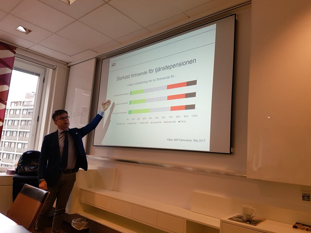 Svensken har större förtroende för tjänstepension än inkomst- och premiepension visar <a href="/jonasmellqvist/">Jonas Mellqvist</a> för akademikerförbunden inom Saco-P.