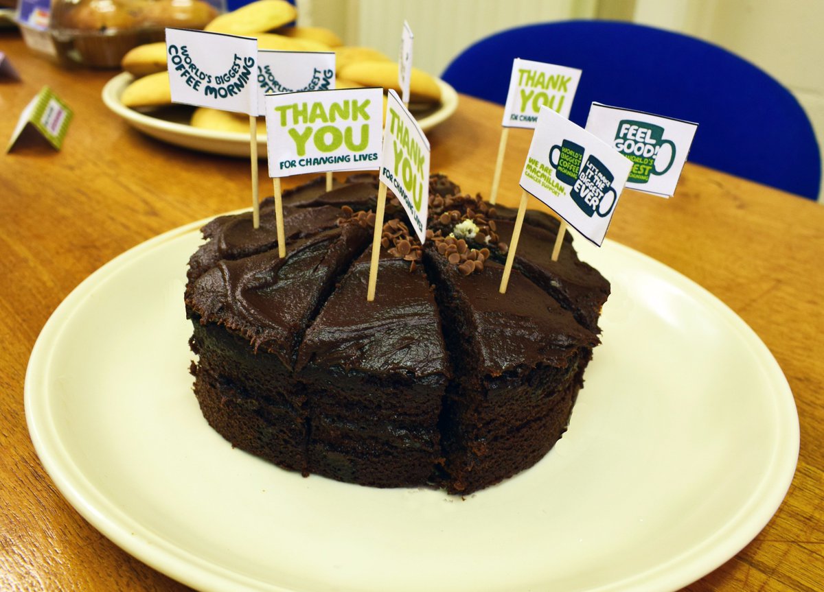 ems_industries's tweet photo. Our #macmillancoffeemorning2017 went down a treat! #Cake #cookies #FridayFeeling #WorldsBiggestCoffeeMorning https://t.co/SCp7wzvFfv