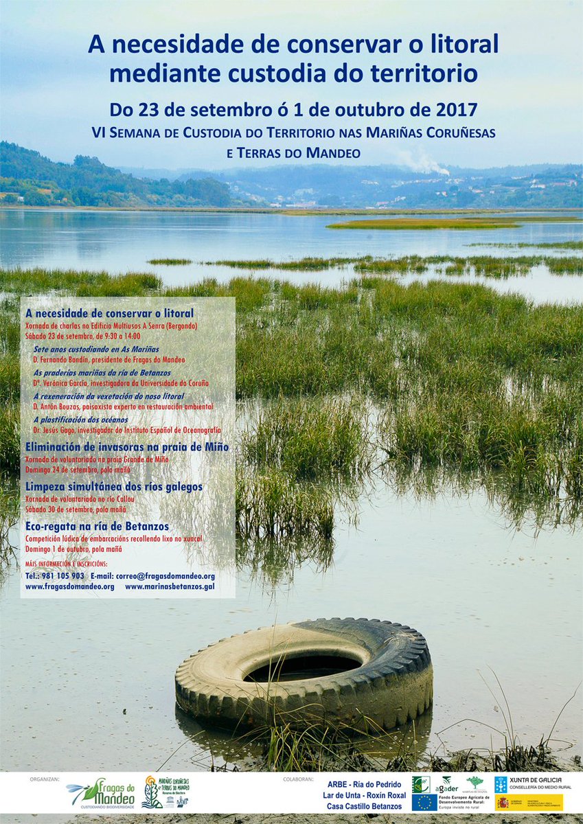 ConBergondo's tweet photo. Esta fin de semana remata a VI Semana de #Custodia do #territorio:
➡ #Limpeza do río #Callou.
➡ IV #EcoRegata Ría de Betanzos, en #Mariñán. https://t.co/UhC9TBmAu4