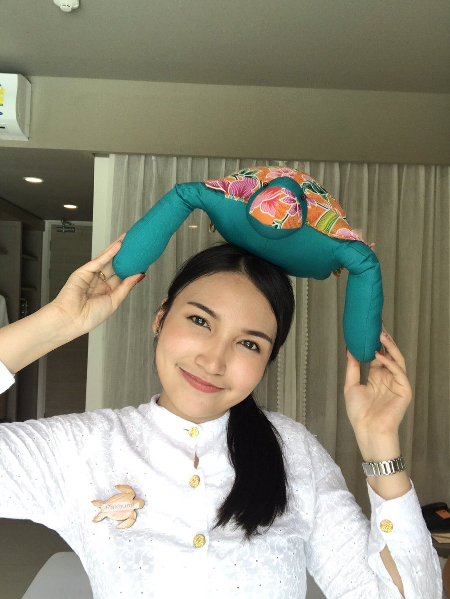 ProudPhuket's tweet photo. 🐢🐢🐢Proud Turtle #doll #mascot #onbed #pateh #smile #staff #smile #receptionstaff #unifrom #proudphuket #theprideofphuket #naiyangbeach https://t.co/iuJTvFalLN