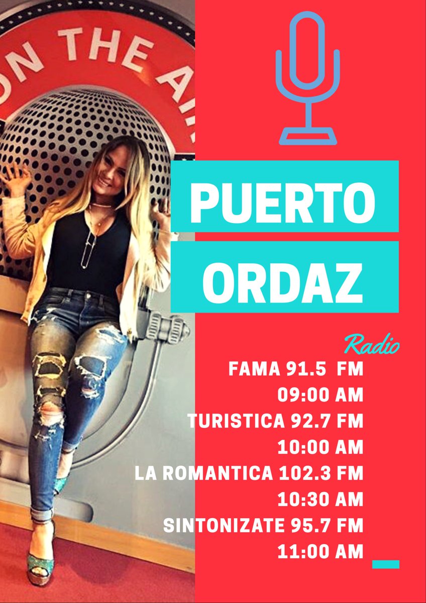 miaqueenmusic's tweet photo. Buenos dias mis amores hoy estaré en distintas emisoras les dejo mi itinerario no se lo pierdan, los quiero 💕💕 https://t.co/MJy076WpfD