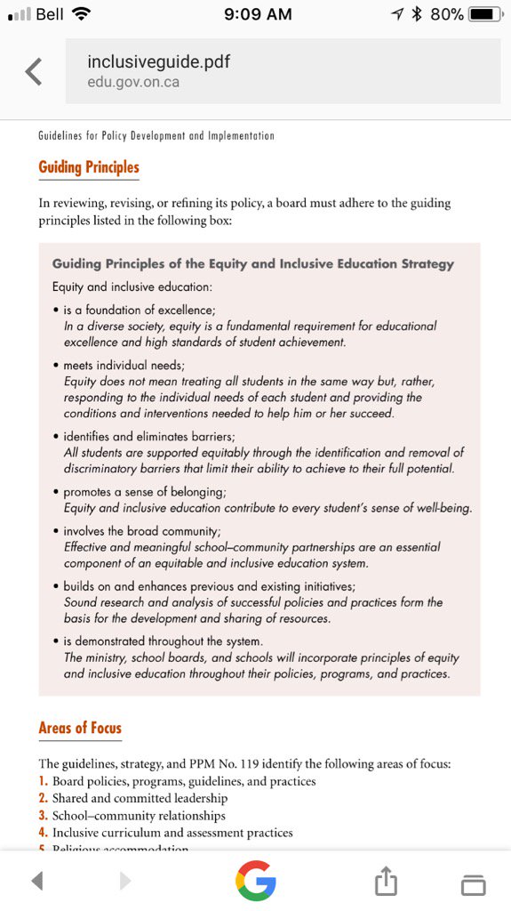 Richmond Hill H S On Twitter The Foundation Of Ontario S Equity