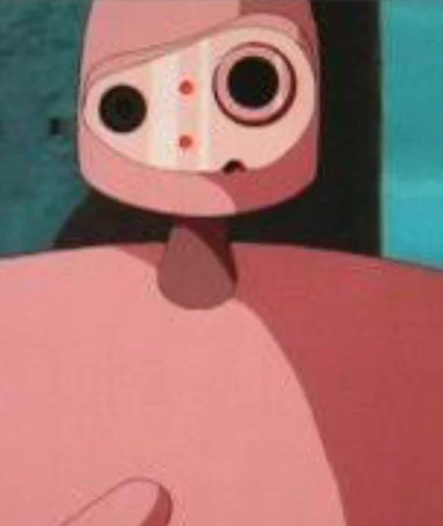 なぜか一致して見えるwwラピュタに出てくるロボットとガスボンベの上が似てるww