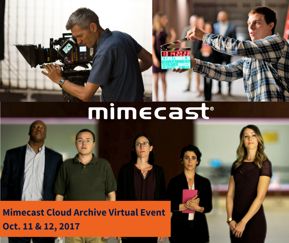 Mimecast's tweet photo. ACTION! Don't miss Mimecast's Cloud Archive Virtual Event Oct 11&amp;12. Reserve your seat now! #PerfectWorldArchive https://t.co/hsJMYFoqlZ https://t.co/ZSFz83ObJq