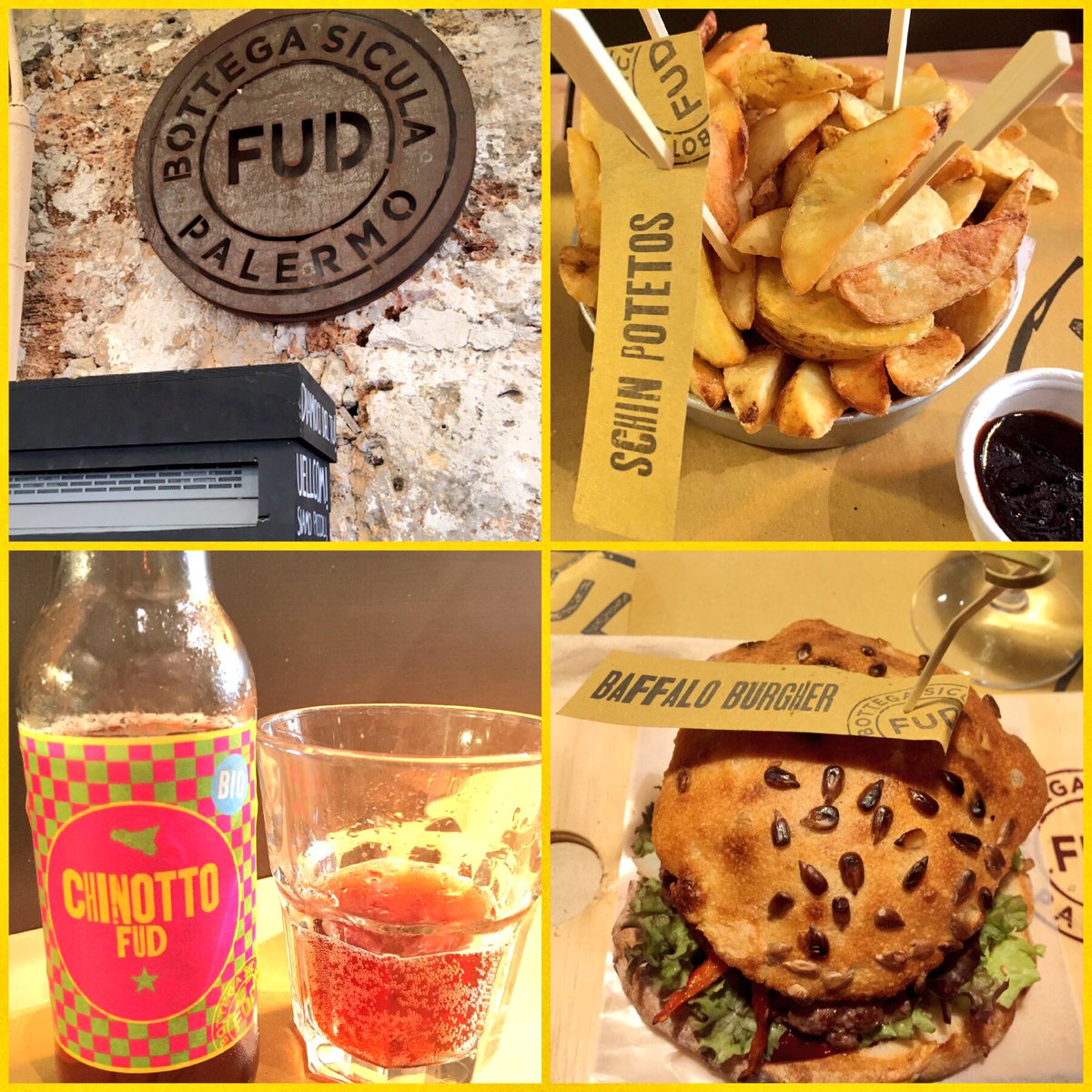 ele_cozzella's tweet photo. I prodotti siciliani nel piatto di @FUDbottega dove faccio pausa pranzo in attesa di @Sherbeth_Fest a #Palermo https://t.co/FyzlbsQqmy