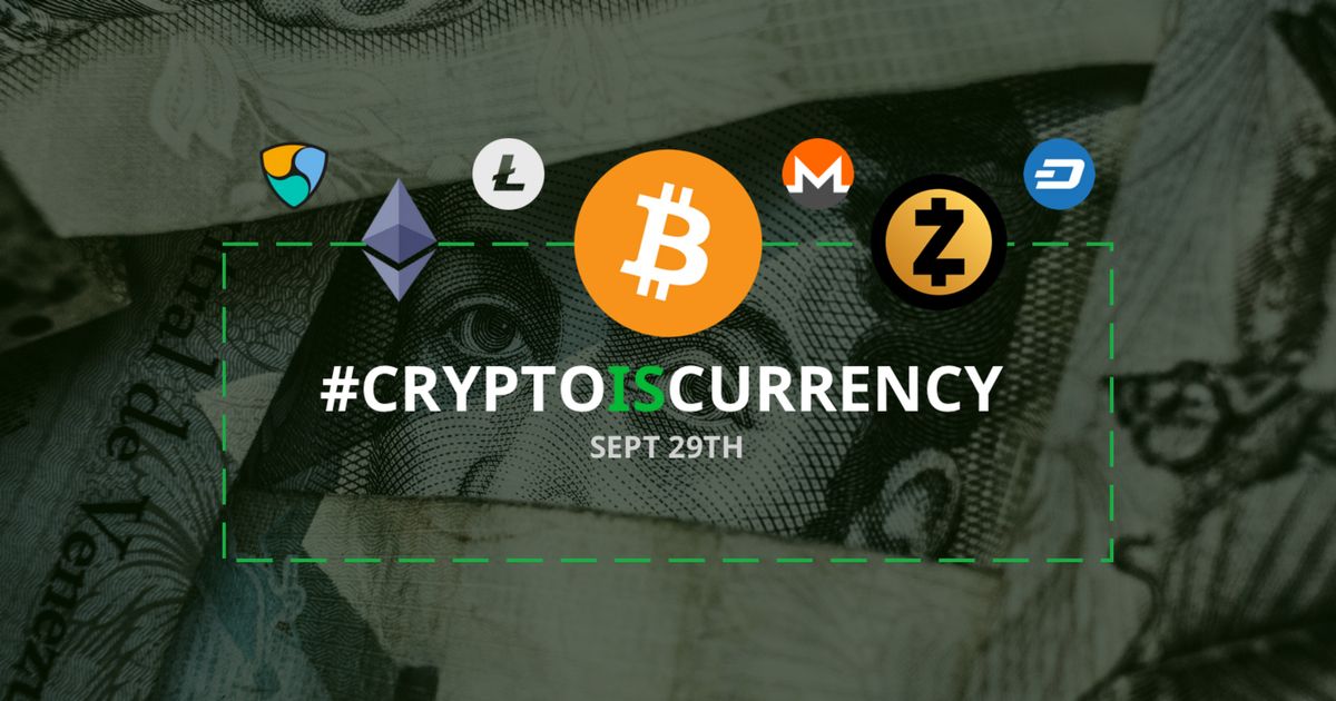 bankonbitcoin's tweet image. Crypto Is Currency Day | Join Now | @openbazaar | #bankonbitcoin #bitcoin #blockchain #cryptocurrency | buff.ly/2xDL4AJ